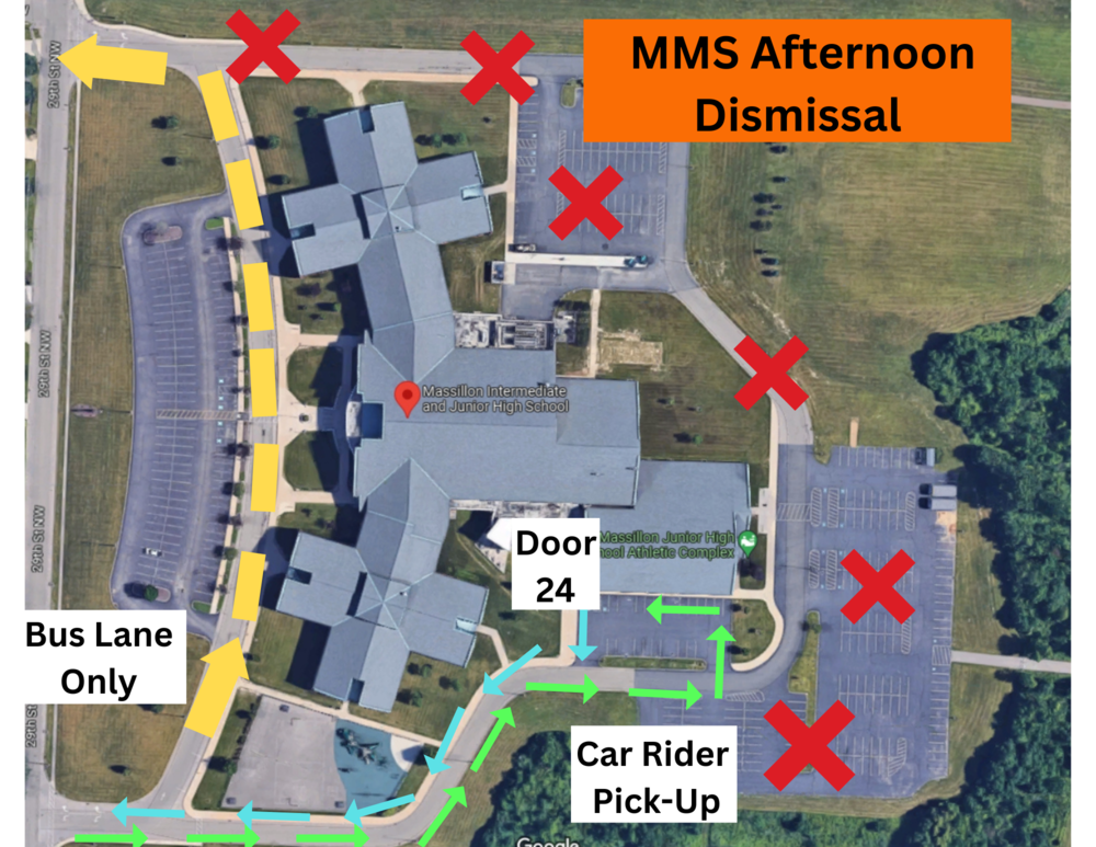 Massillon Middle School Afternoon Dismissal | Massillon Junior High School