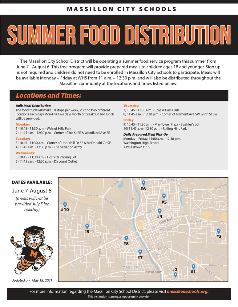 Summer Food Service Distribution 