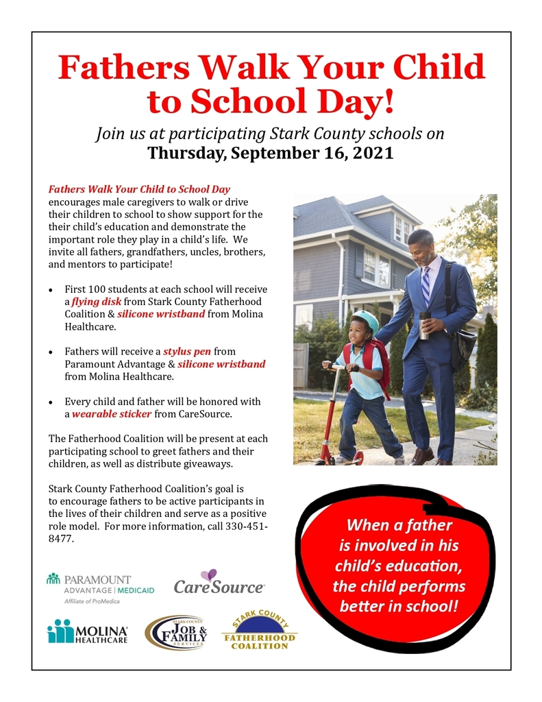 Fathers Walk Your Child to School Day Flyer