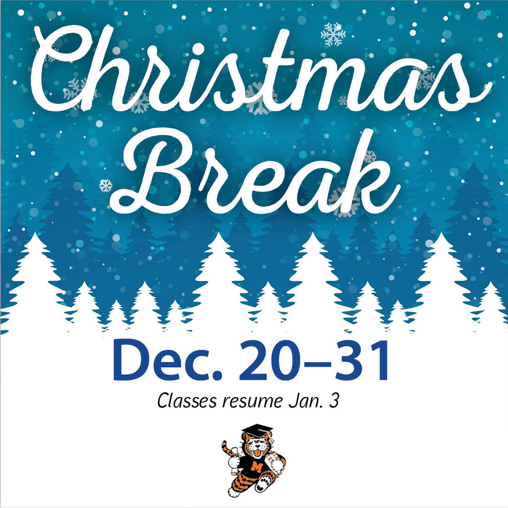 Christmas break graphic