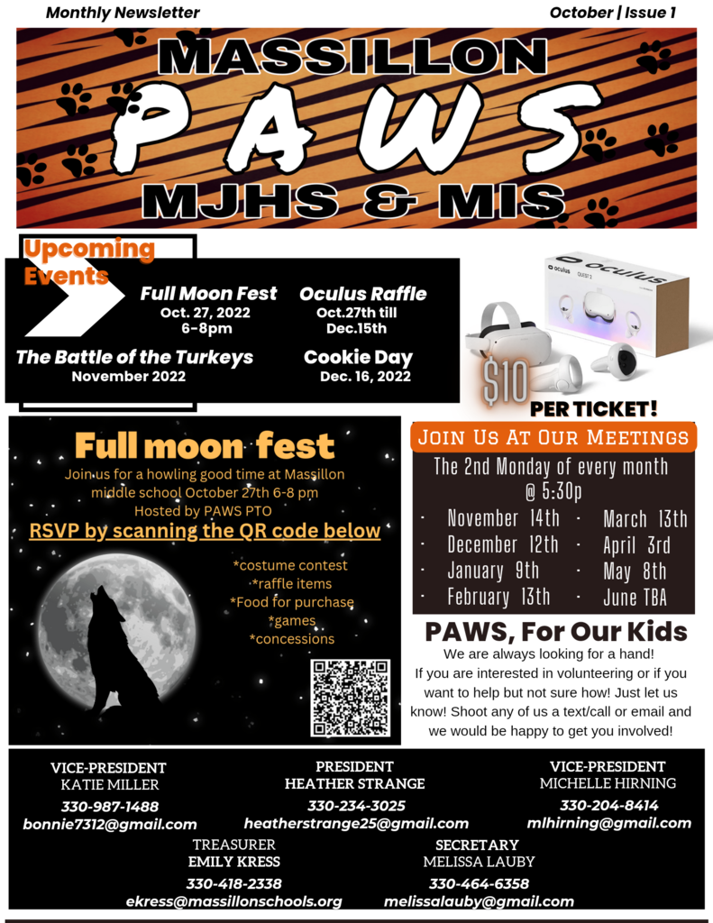PAWS Newsletter