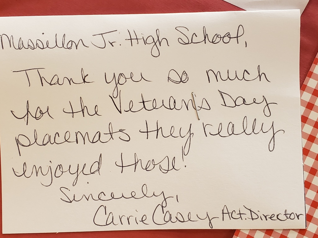 thank you note