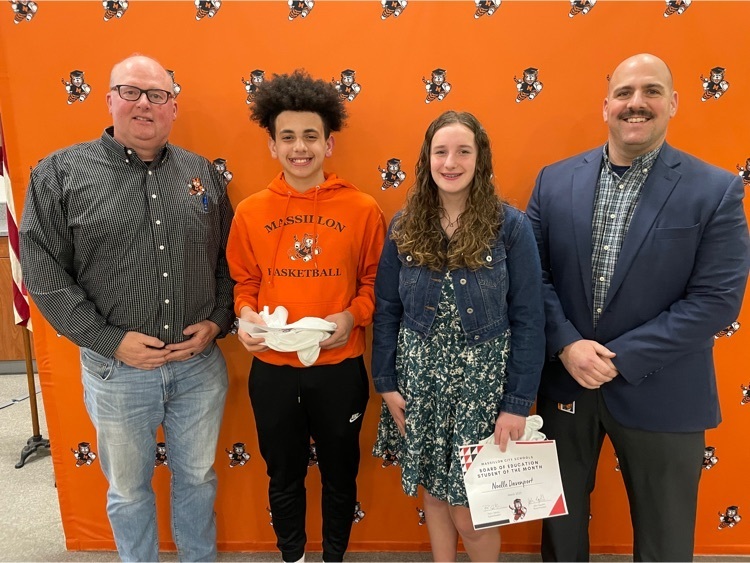 board of education students of the month